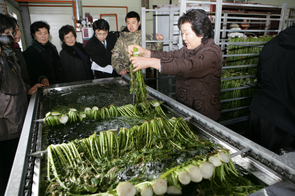 고품질 무시래기 생산기술 개발 발표회 현장 2