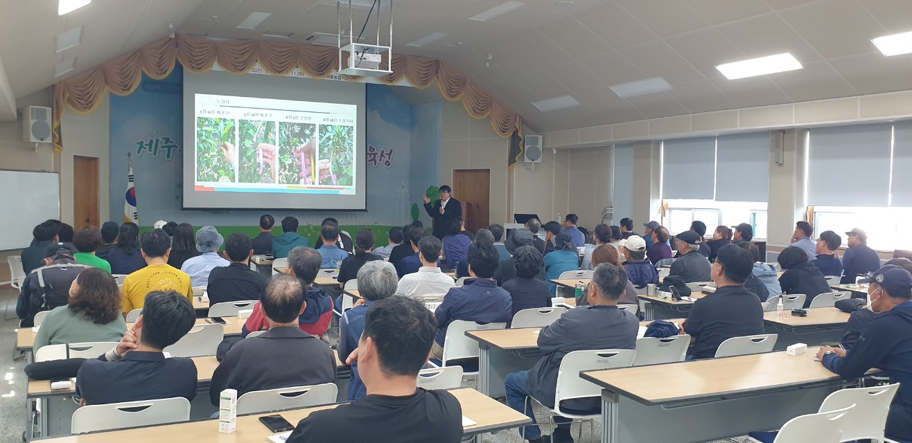 2025년 감귤분야 핵심기술교육(만감류 I반)