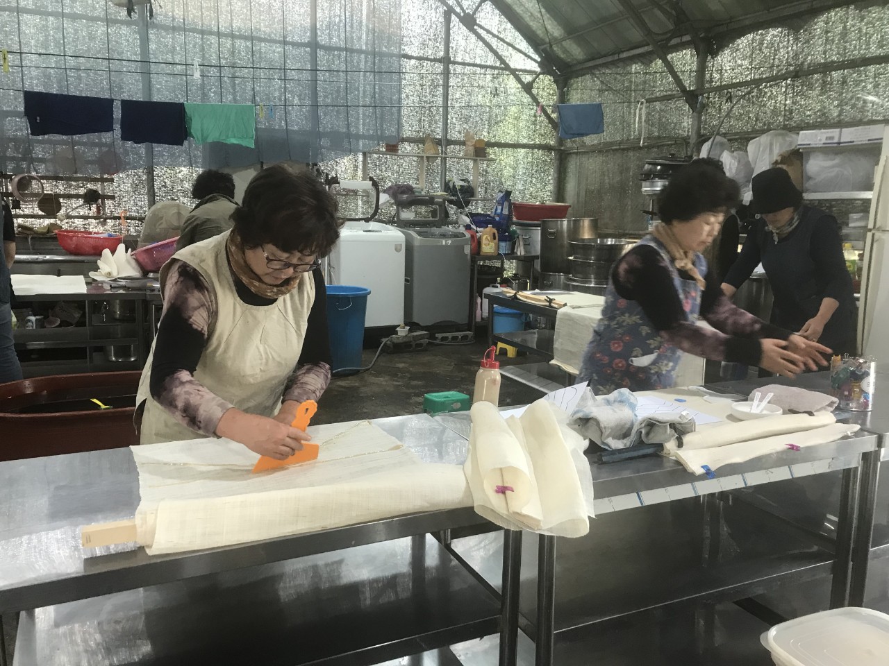 생활개선회 천연염색동아리 염색기법 역량강화 교육