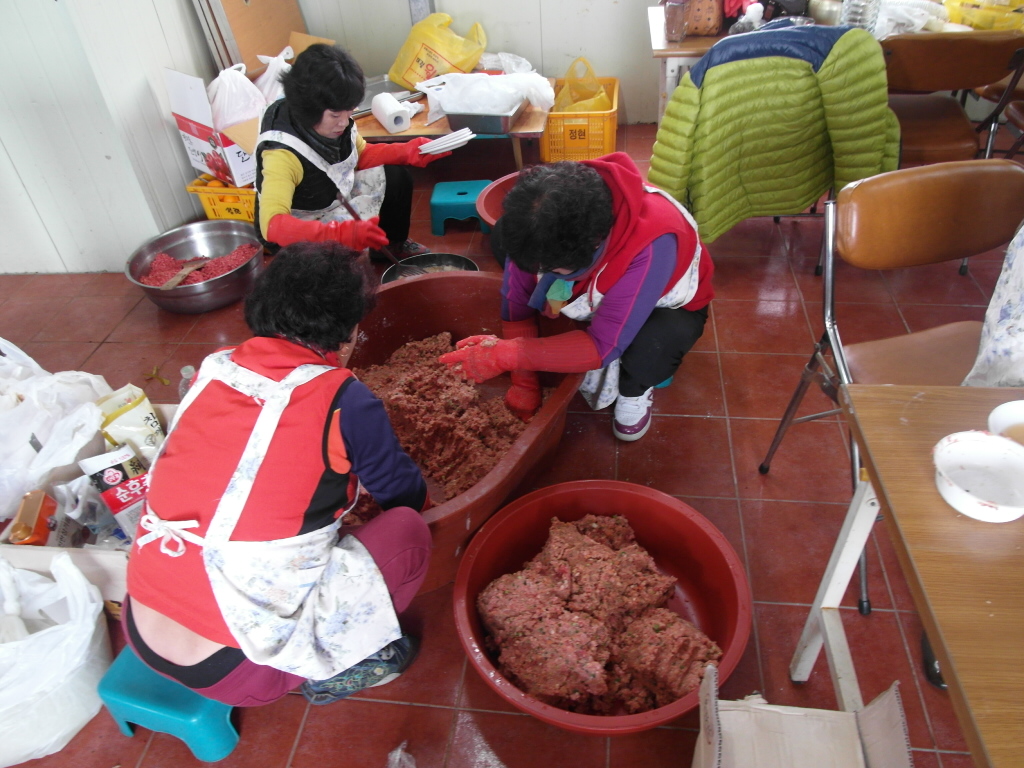 생활개선대정읍연합회 불우이웃 돕기 행사