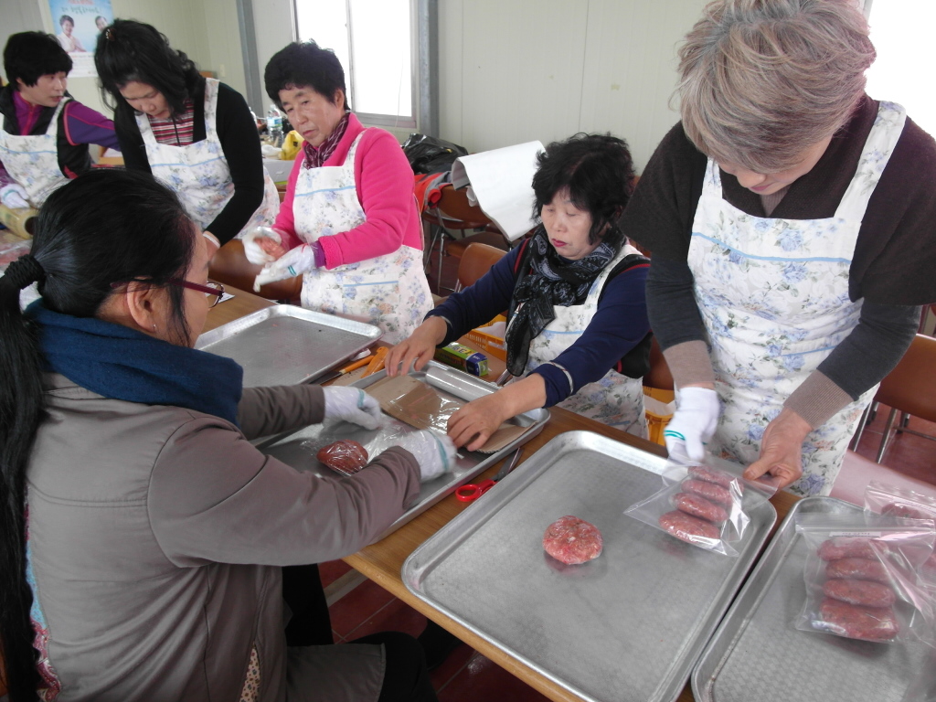 생활개선대정읍연합회 불우이웃 돕기 행사