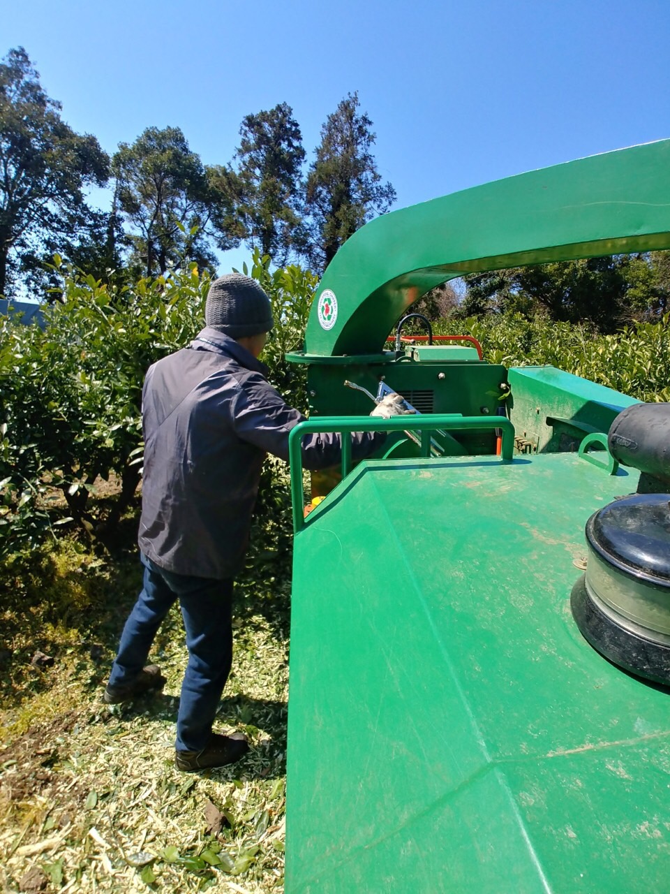 간벌파쇄기 현장수리(190401)