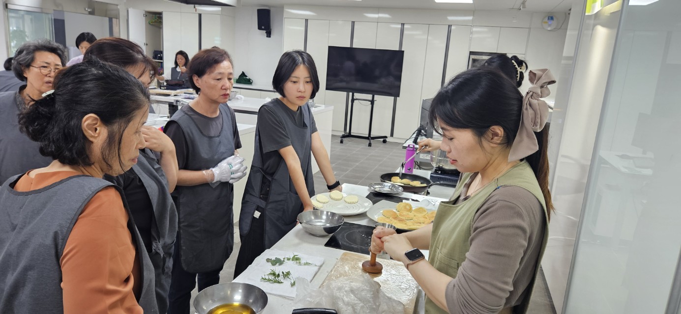 「메밀과 함께하는 제주떡 이야기」교육