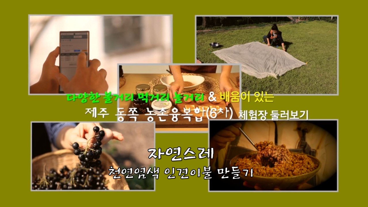 비대면 홍보 체험 행사(천연염색 인견이불 만들기)