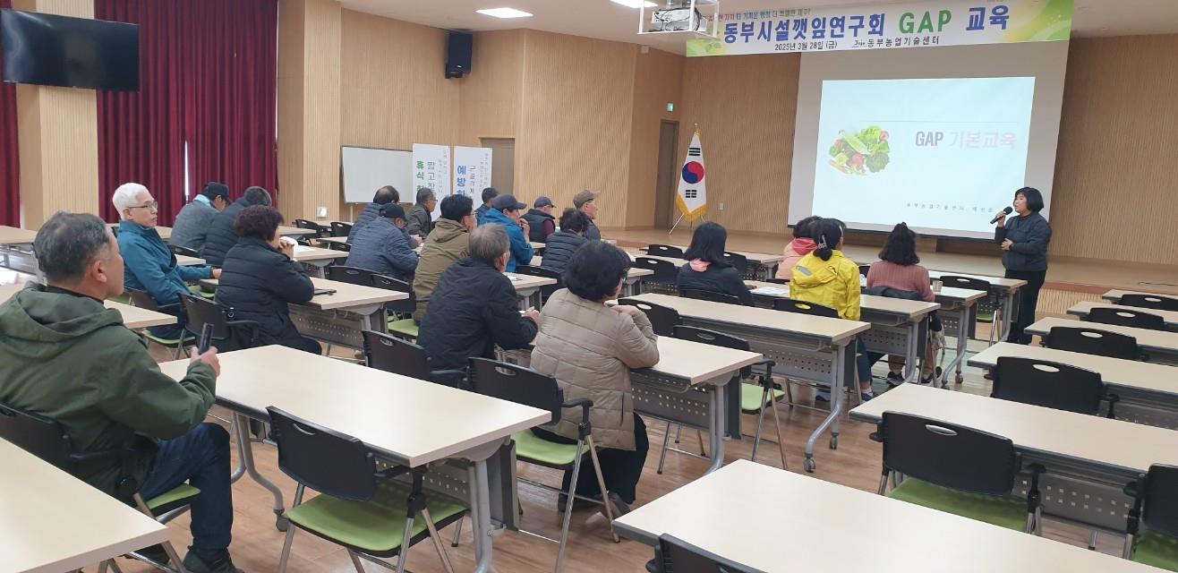 동부시설깻잎연구회 GAP 교육