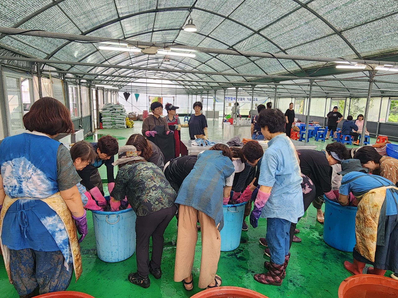 천연염색 상품화 기술 교육