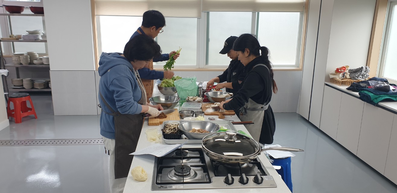 로컬푸드 활용 치유음식 실습과정