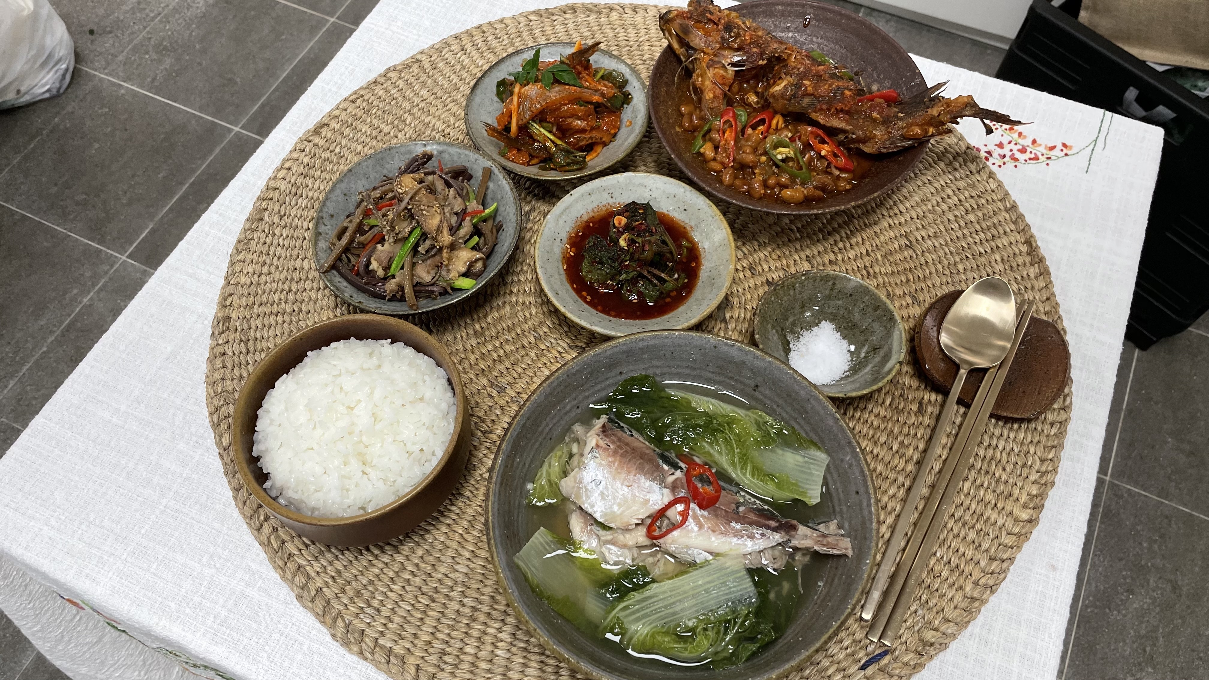 『제주 전통을 담은 우리집 밥상』 과정