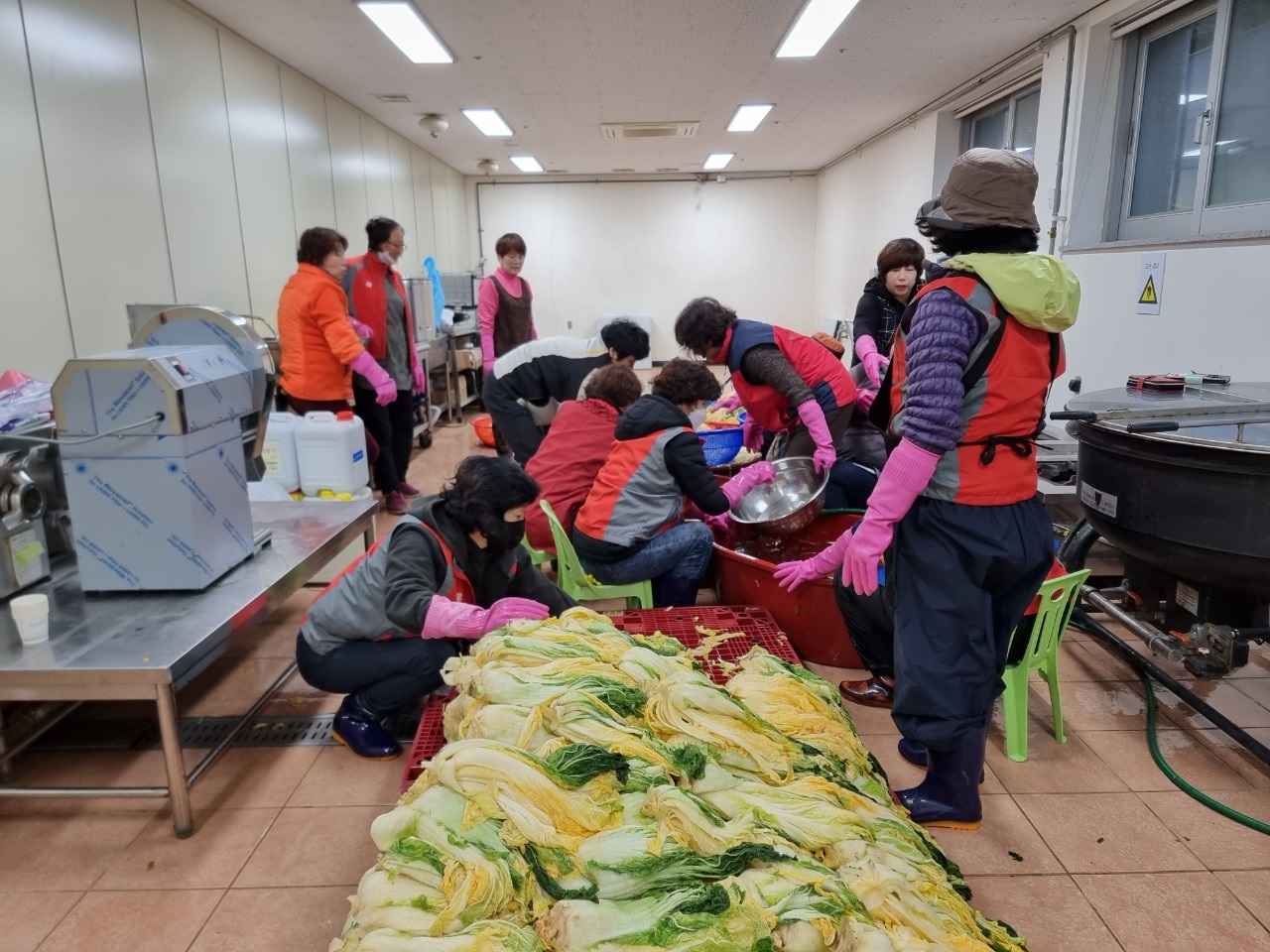 불우이웃돕기 김장김치 나눔행사