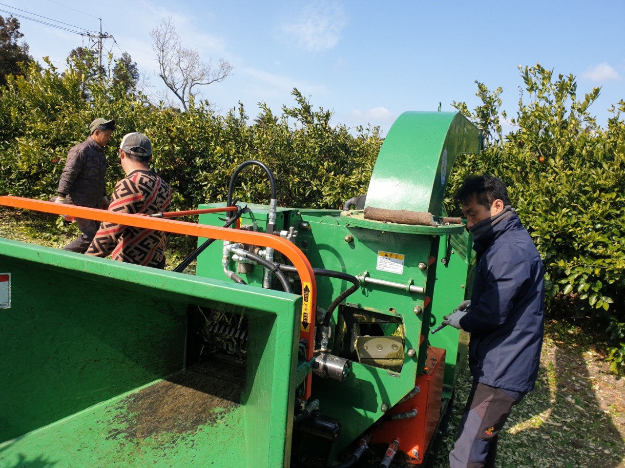 중형파쇄기 간벌단현장수리(안덕면 덕수리) 