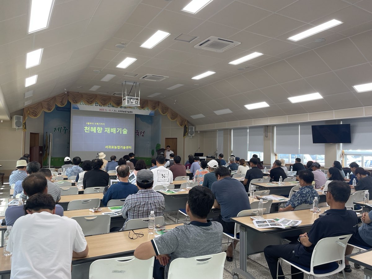 2023년 감귤분야 농업인 전문교육(천혜향 핵심교육)
