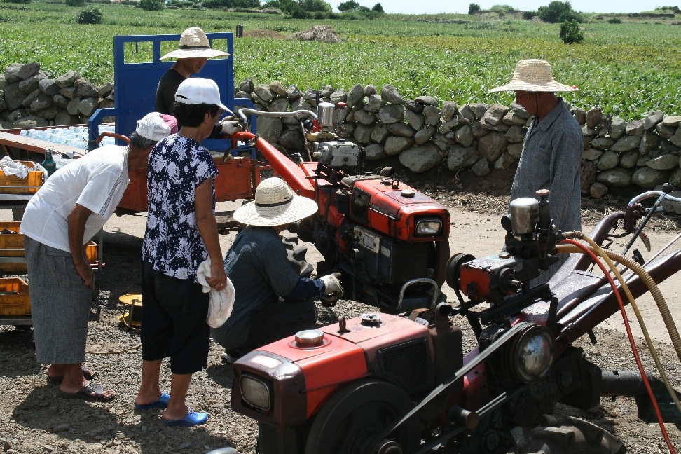 농업기계 순회수리(가파리)