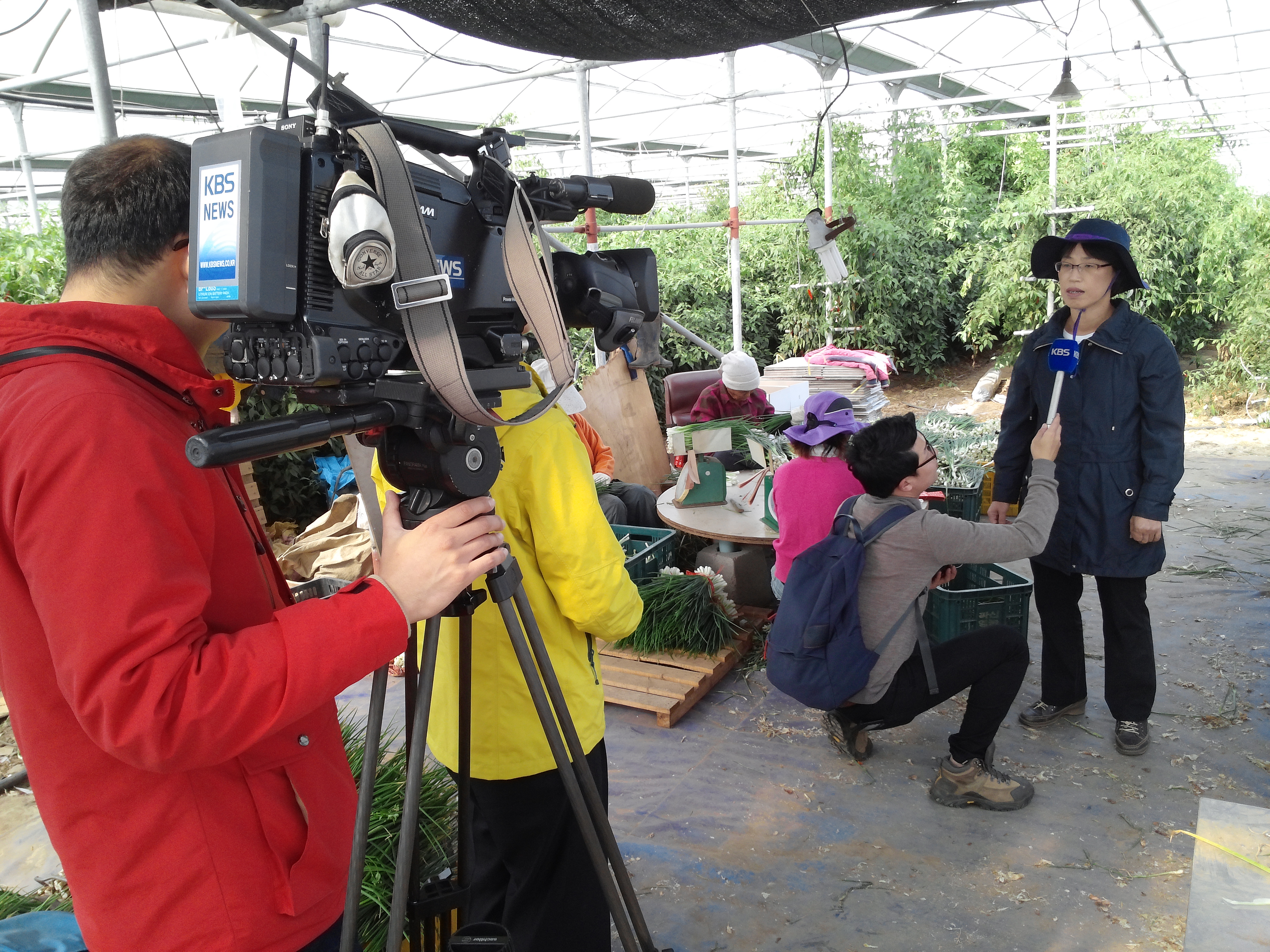 결혼이주여성의 재배기술능력 습득을 위한 멘토링 운영 촬영