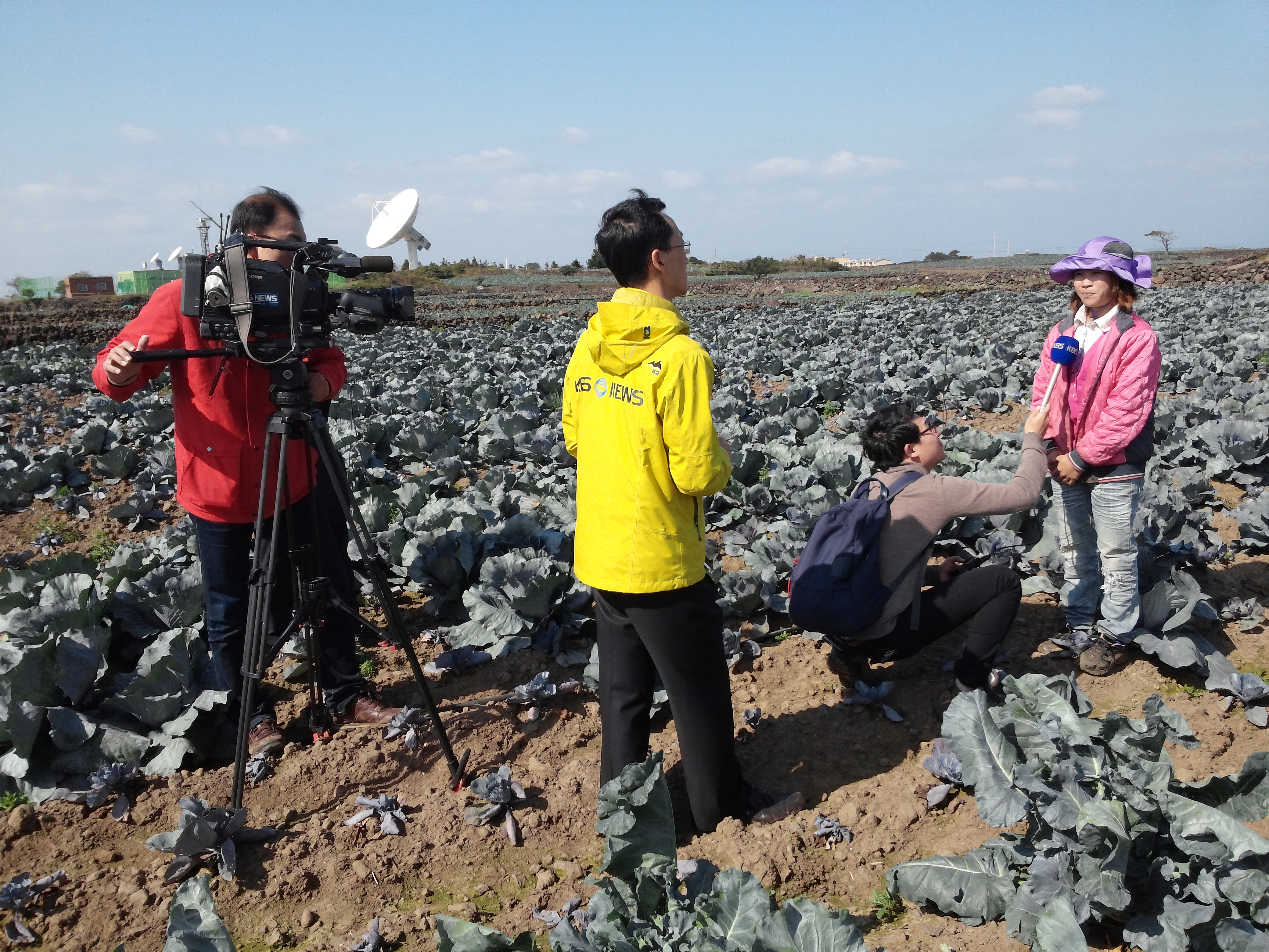결혼이주여성의 재배기술능력 습득을 위한 멘토링 운영 촬영