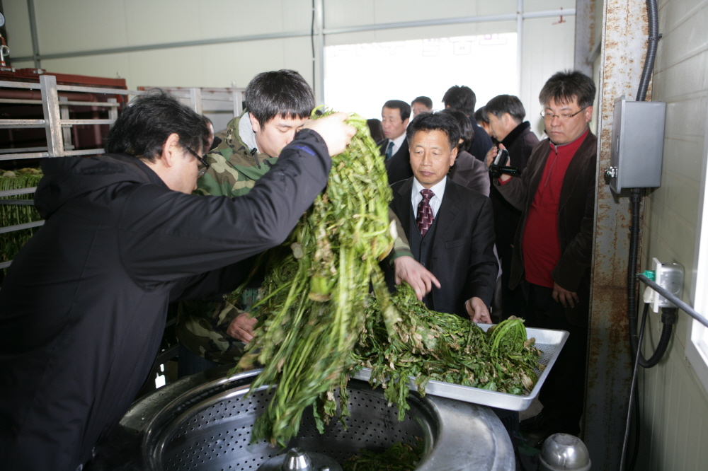 고품질 무시래기 생산기술 개발 발표회 현장 2