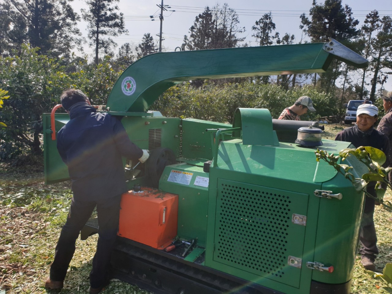 중형파쇄기 간벌단현장수리(안덕면 덕수리) 