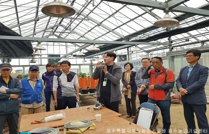 2018 국화분재실습 기초과정 교육