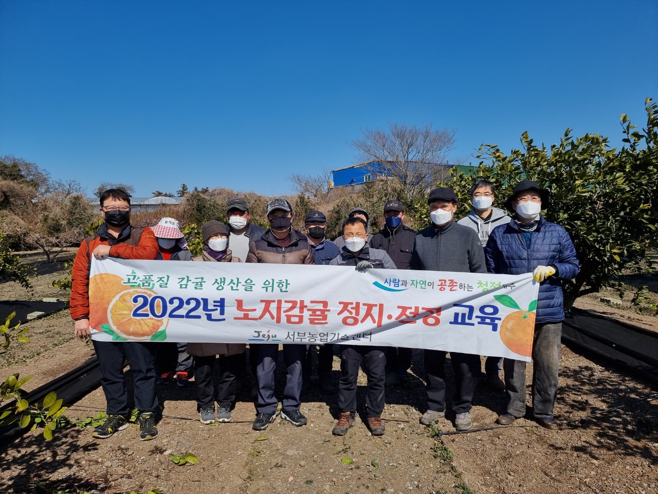 2022년 노지감귤 정지 전정교육