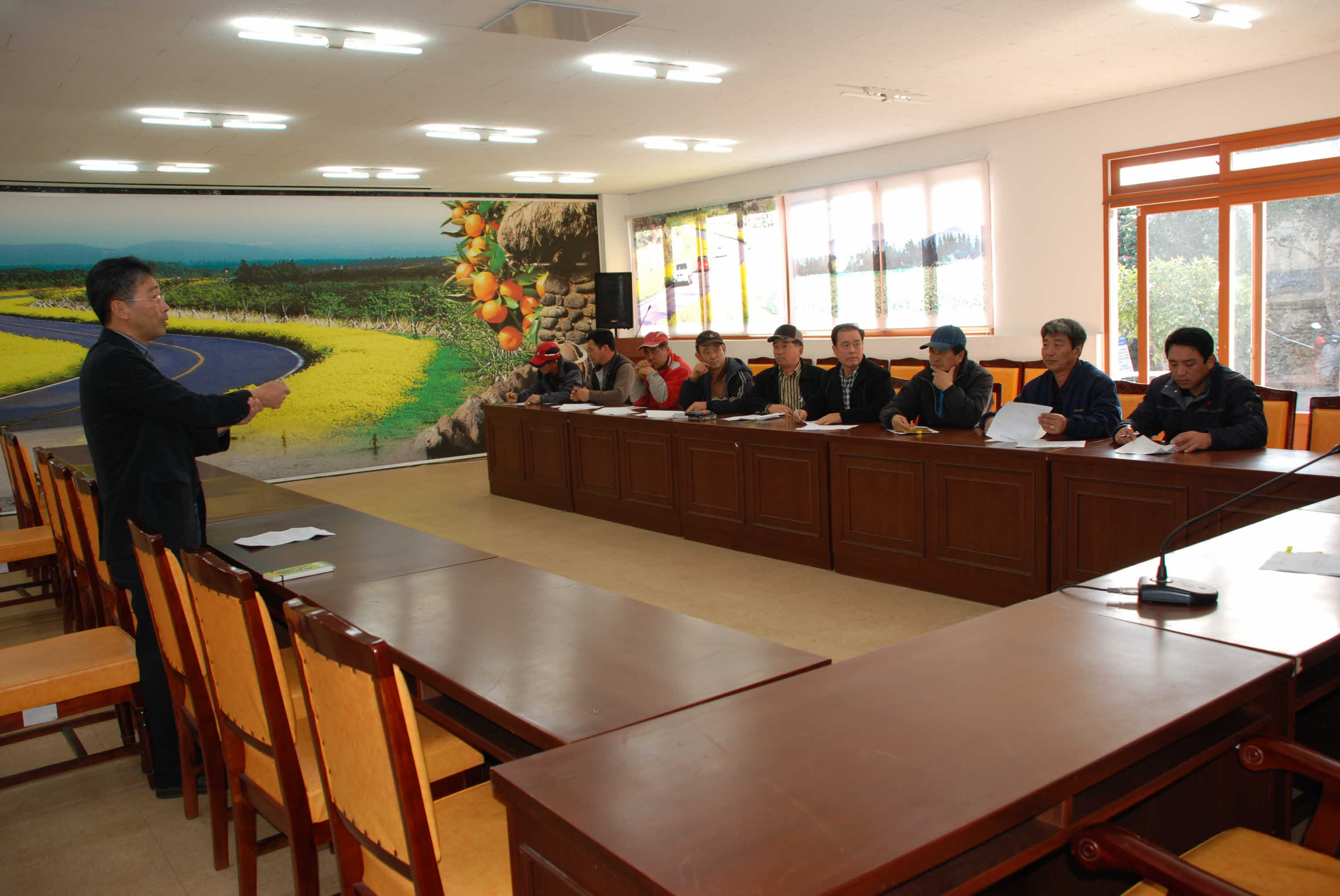 동부지역 경관농업 조성현장