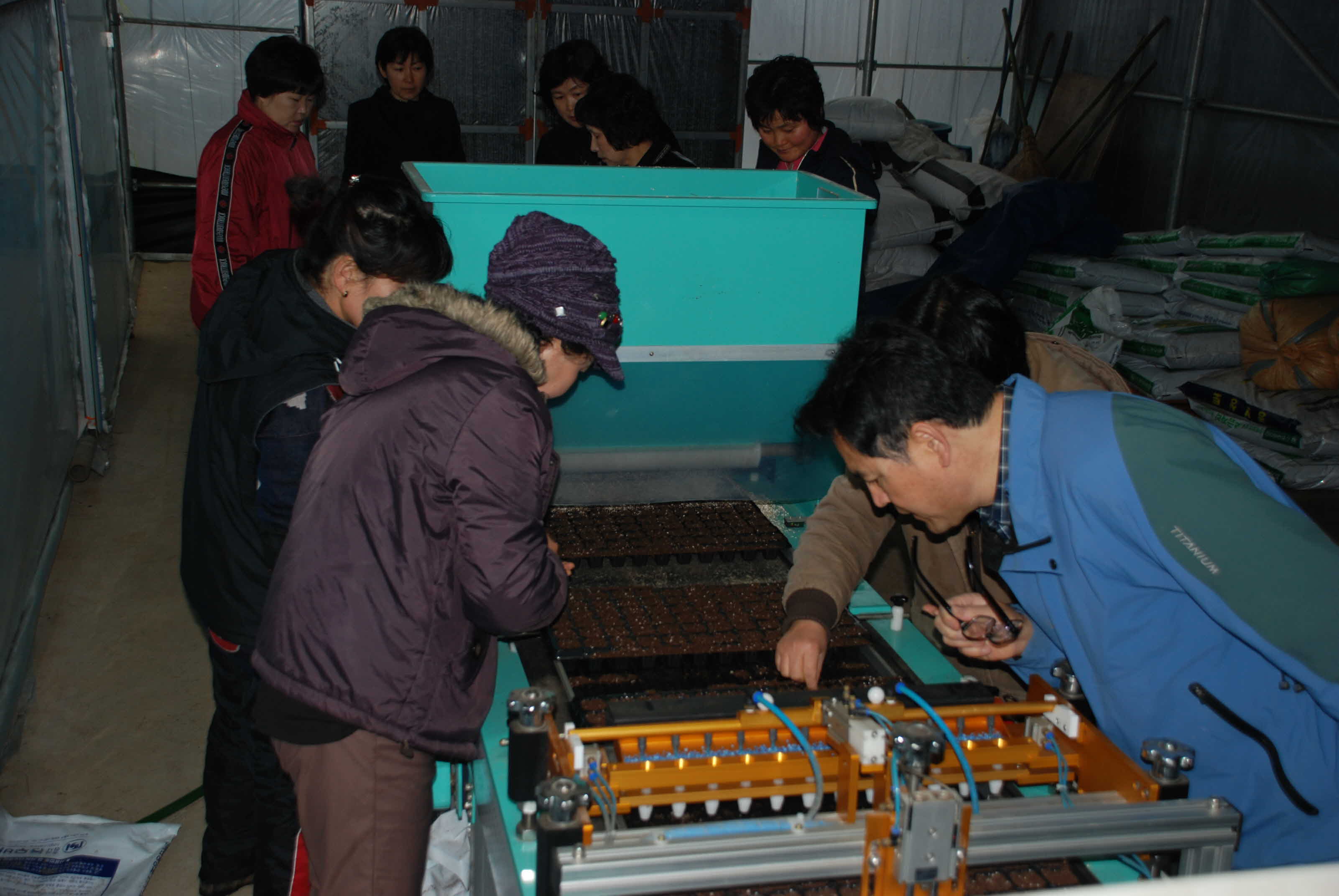 안전한 먹을거리 생산을 위한 텃밭조성용 채소종자 파종