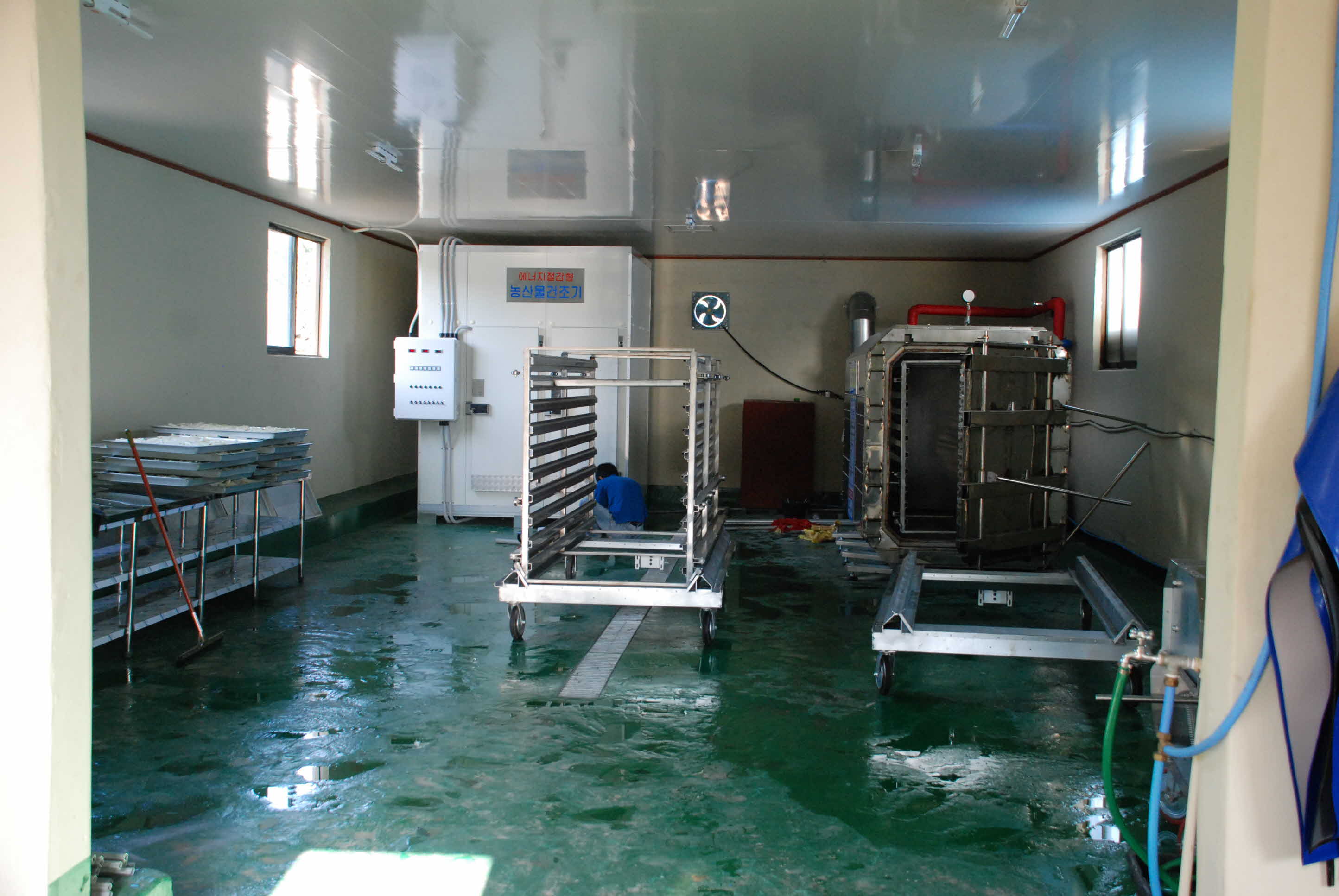 무시래기 건조 현장