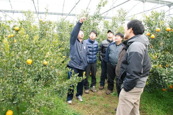제주미래농업CEO연구회 순회연찬회 현장