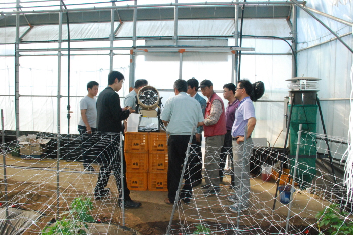 무인자동 방제기 설치