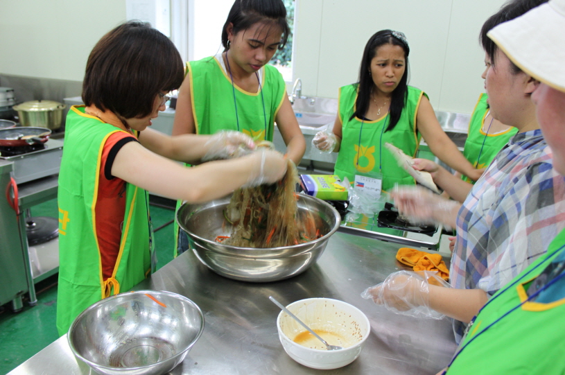 여성결혼이민자 추석전통음식 체험 - 2