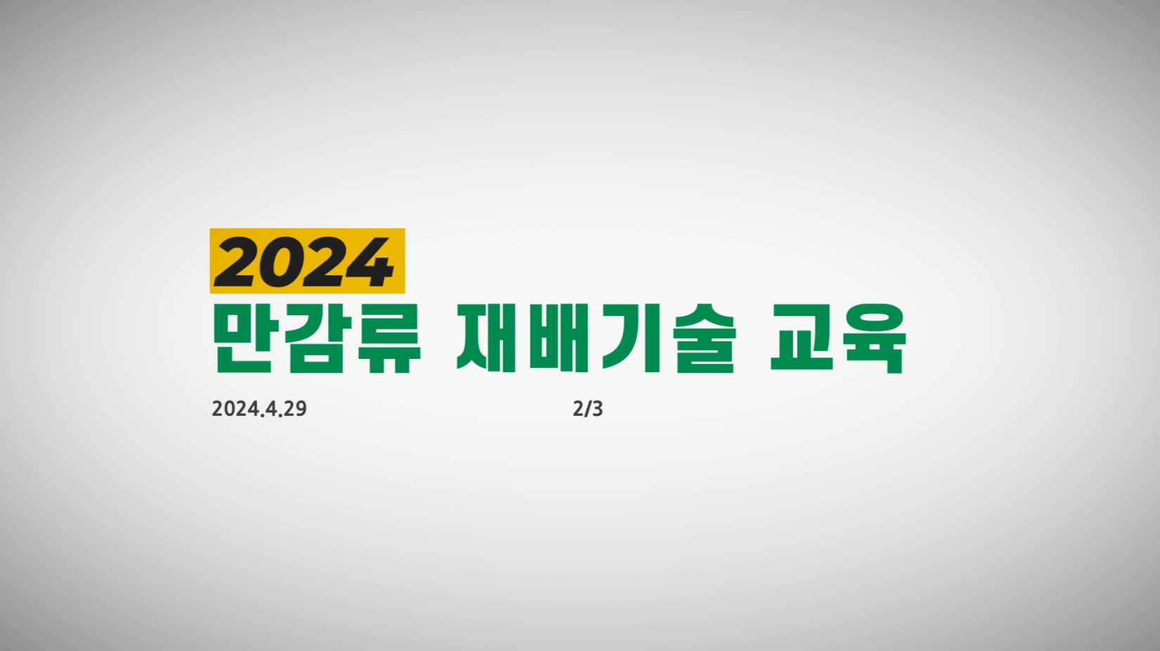 2024만감류재배기술교육_5~6월관리 2