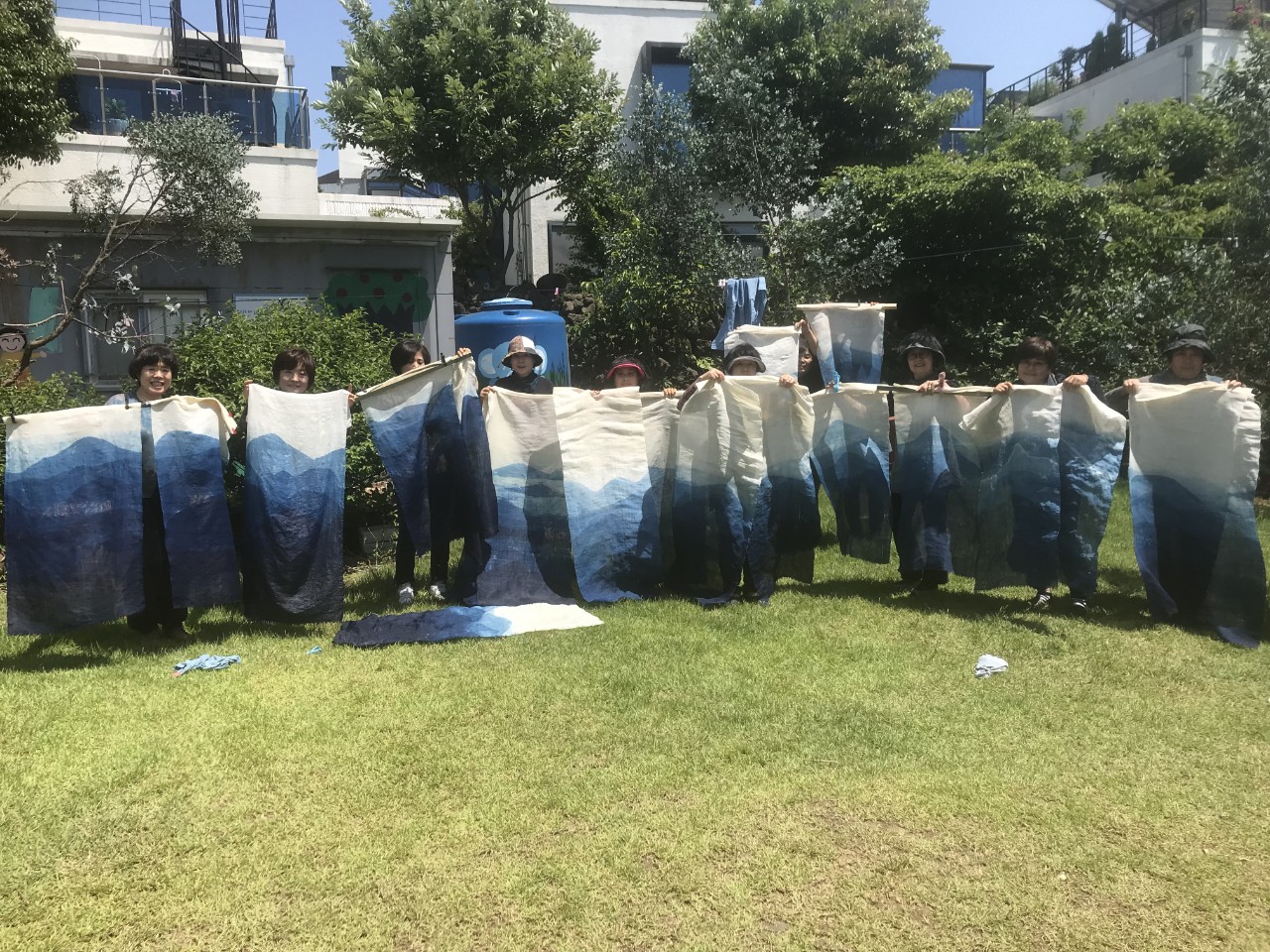 생활개선회 천연염색동아리 염색기법 역량강화 교육