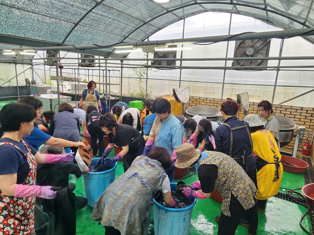 천연염색 상품화 기술 교육