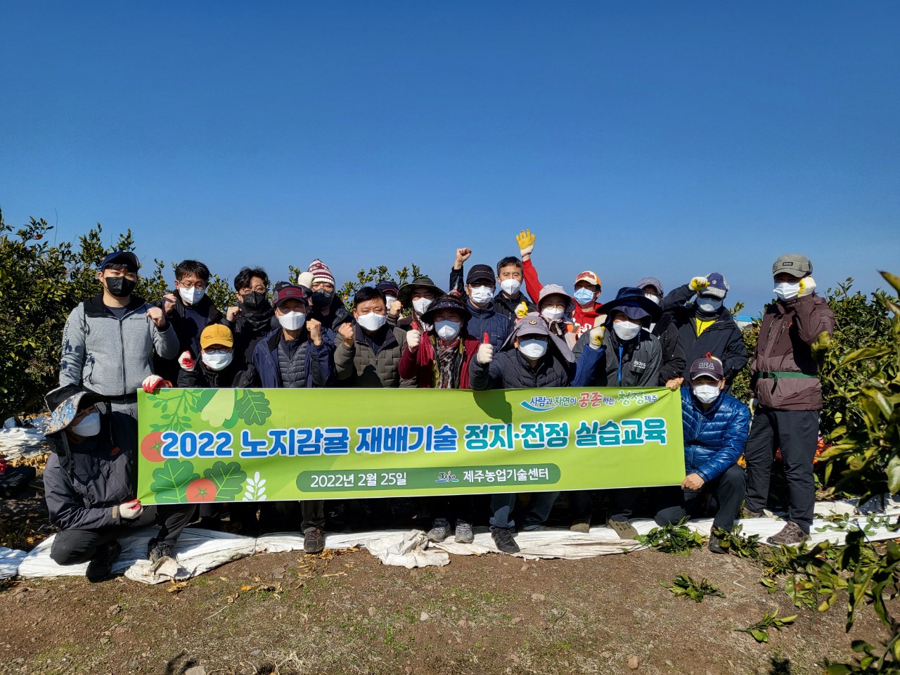 2022 노지감귤 재배기술 정지·전정 실습교육