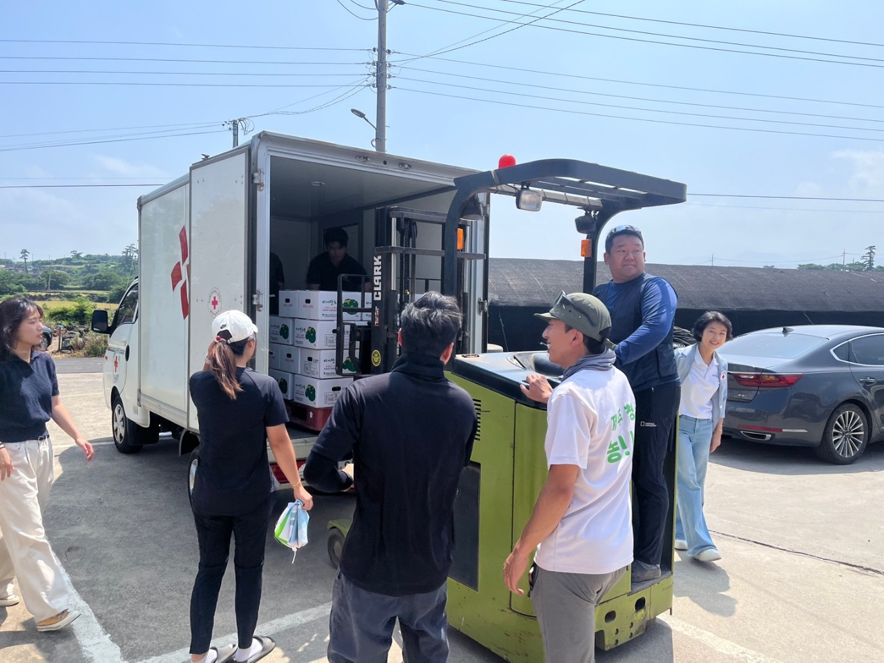 제주시 4-H연합회 미니단호박 기부행사