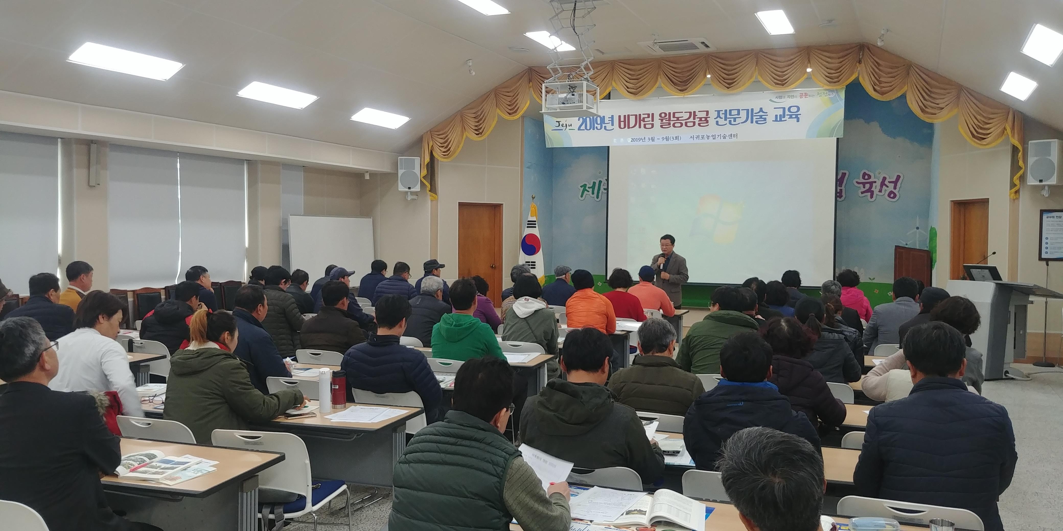 2019 비가림 월동감귤 재배기술 교육(1회차)