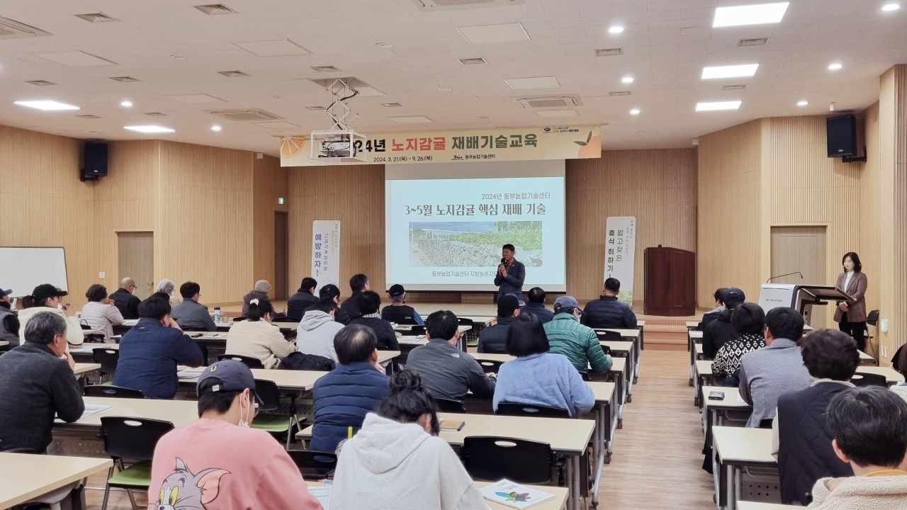 2024년 노지감귤 재배기술 교육(1회차)