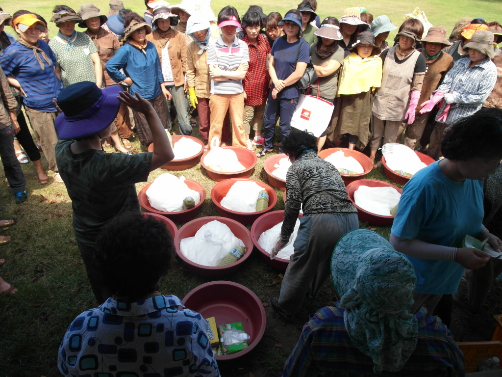 생활개선한림읍연합회 천연염색 교육