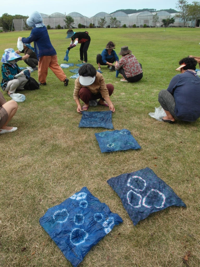 생활개선한림읍연합회 천연염색 교육