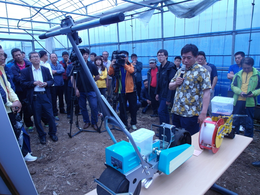 무 파종기 지역적응 시연회